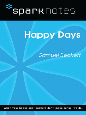 cover image of Happy Days (SparkNotes Literature Guide)
